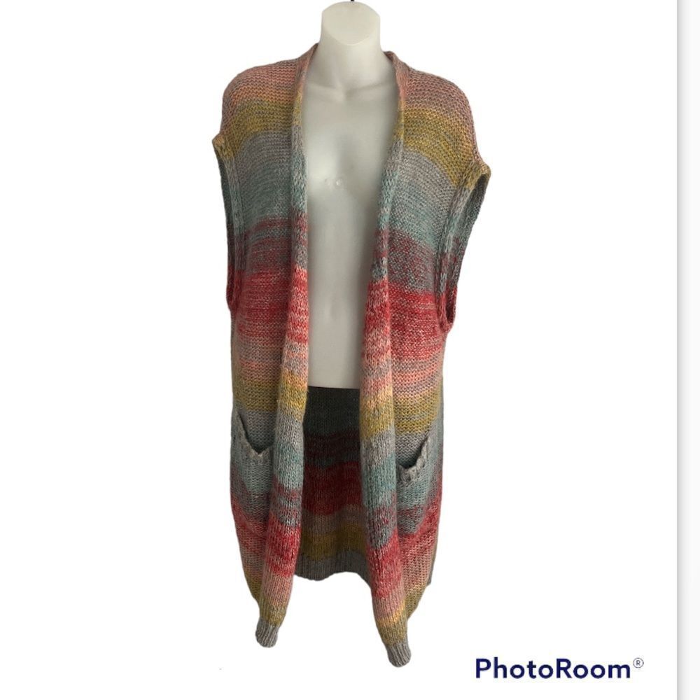 Anthropologie Moth Women’s XS S Boho Southwestern Mohair long cardigan